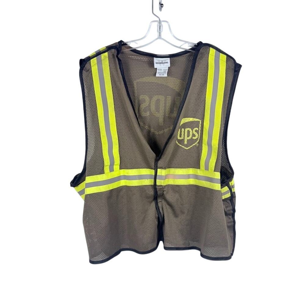 UPS United Parcel Service XL 2XL Velcro Vest WearGuard